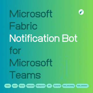 Article about Fabric notification bot for Microsoft Teams