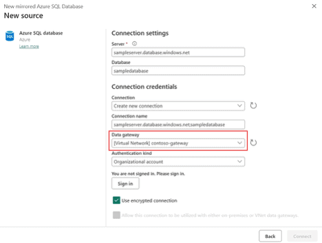 Microsoft Fabric mirrored Azure SQL Database setup – duben 2025 | DataBrothers Ukázka nastavení nové mirrored Azure SQL Database v Microsoft Fabric v dubnu 2025
