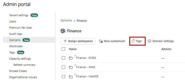 fabric-update-july 2025-fabric platform-domain tags